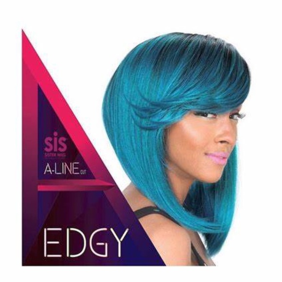 zury sis Accessories - NEW ZURY SIS A LINE EDGY WIG AQUA
